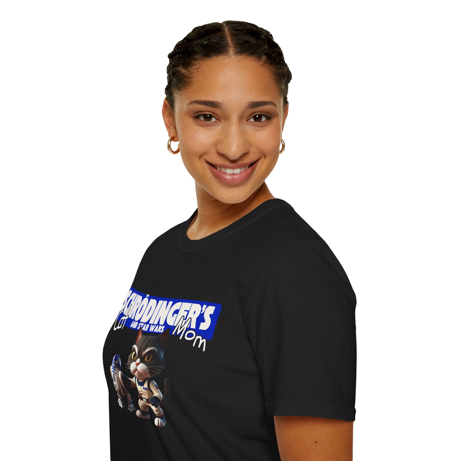 Unisex Schrodinger's Cat and Star Wars Mom T-Shirt Product vendor Unisex Schrodinger's Cat and Star Wars Mom T-Shirt