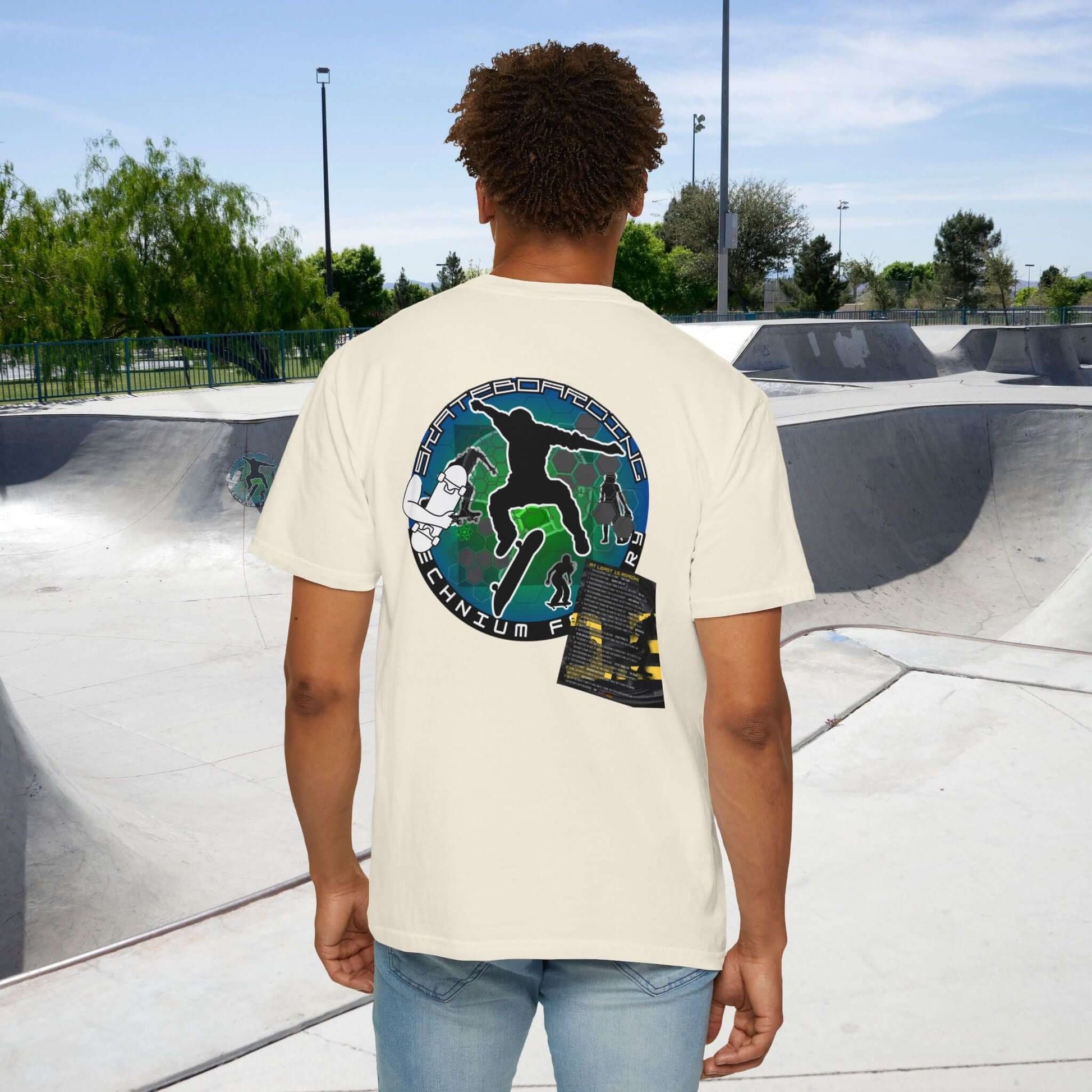 Unisex Garment-Dyed Skateboarding Wisdom T-shirt Product vendor Unisex Garment-Dyed Skateboarding Wisdom T-shirt