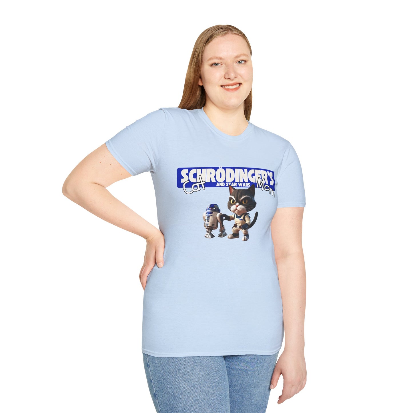 Unisex Schrodinger's Cat and Star Wars Mom T-Shirt Product vendor Unisex Schrodinger's Cat and Star Wars Mom T-Shirt