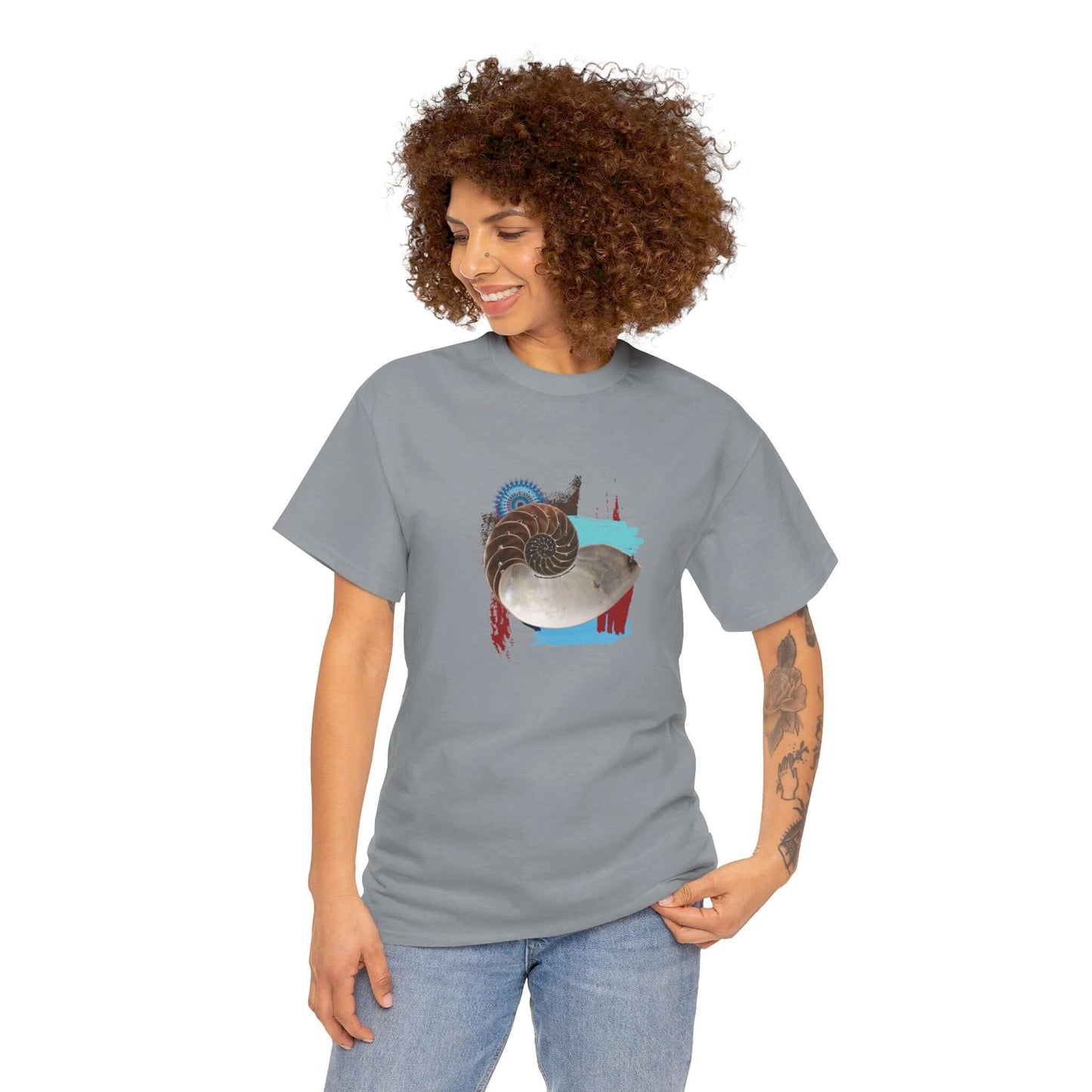 Unisex Heavy Cotton Nautilus Tee Technium Foundry