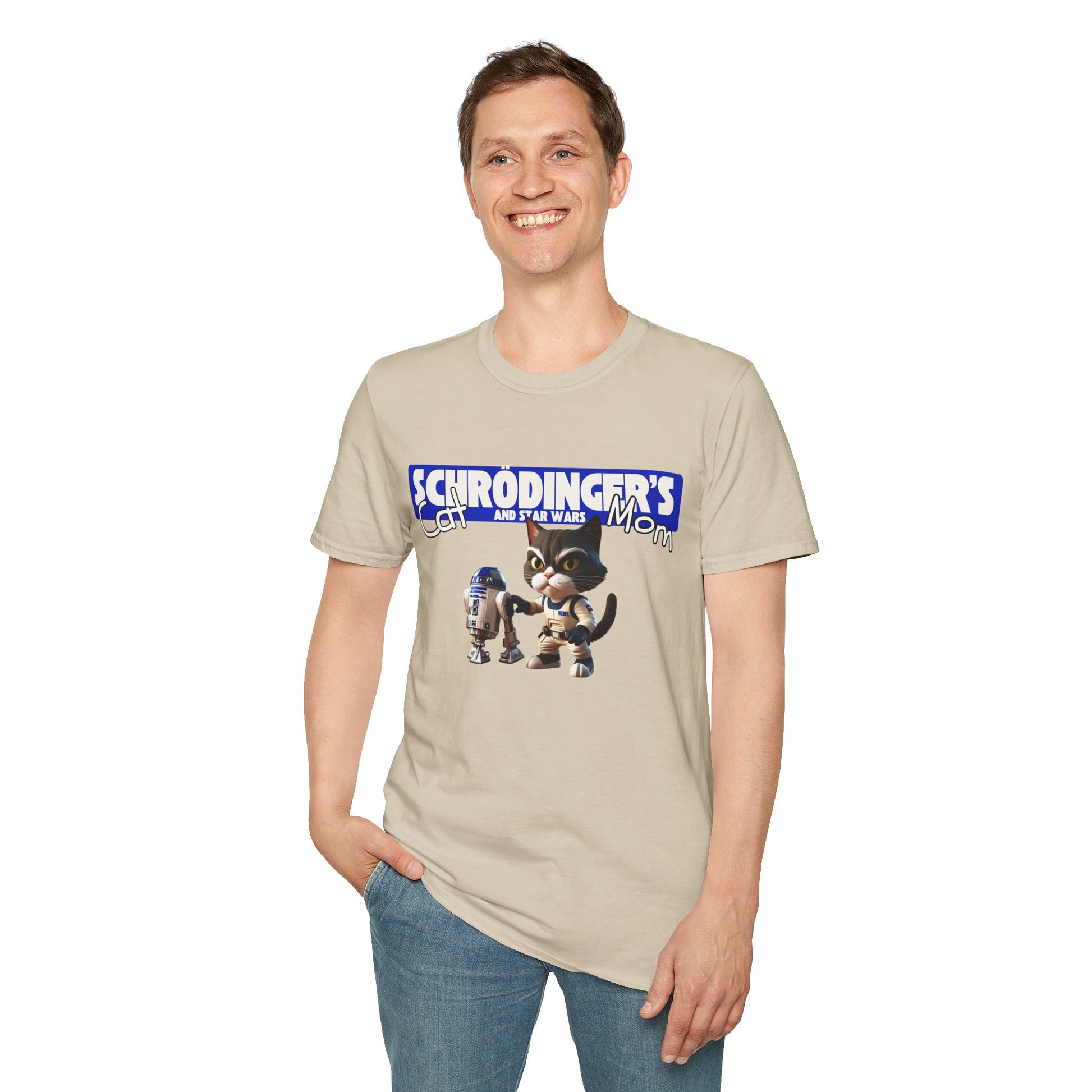 Unisex Schrodinger's Cat and Star Wars Mom T-Shirt Product vendor Unisex Schrodinger's Cat and Star Wars Mom T-Shirt