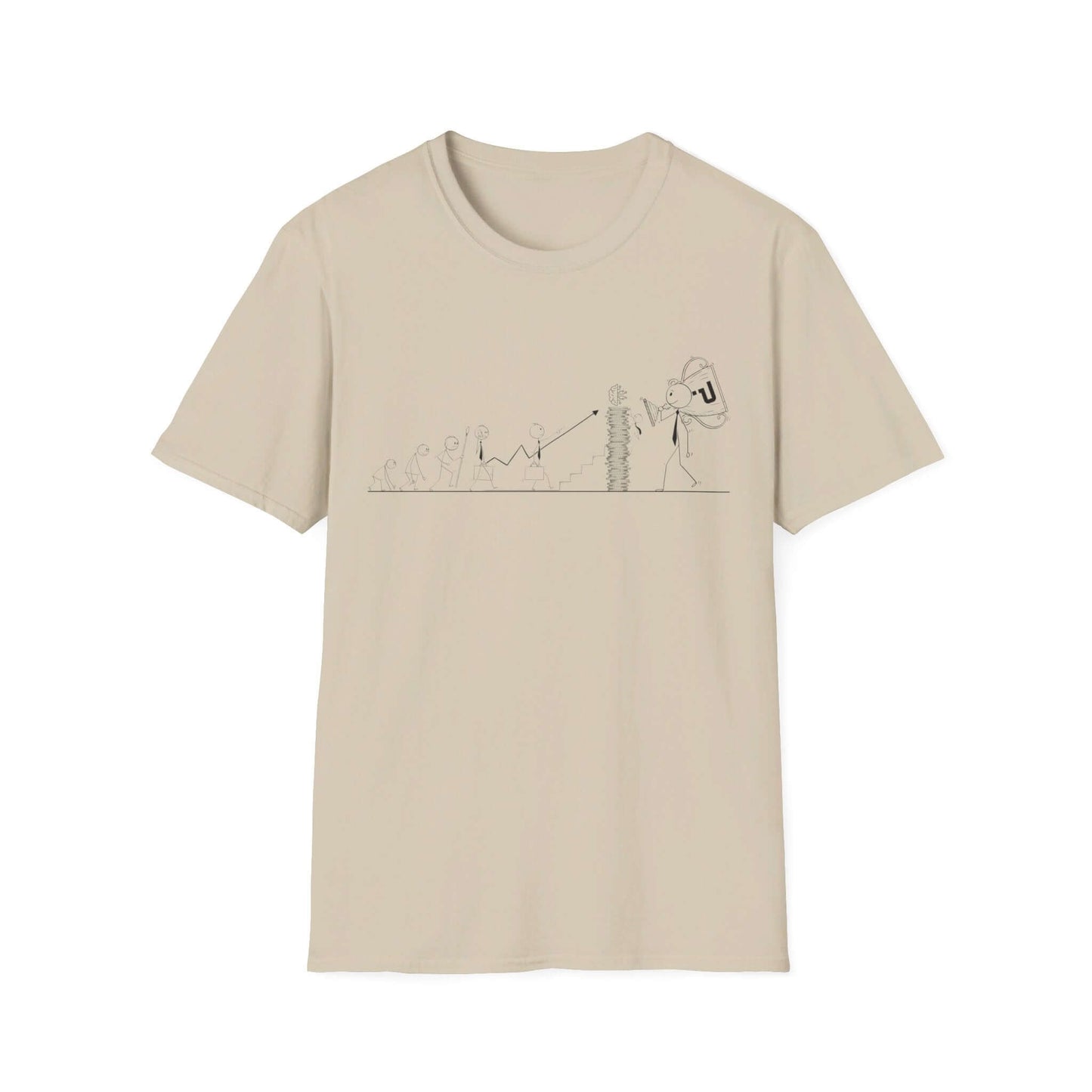 Unisex Softstyle Human ProgressT-Shirt Product vendor Unisex Softstyle Human ProgressT-Shirt