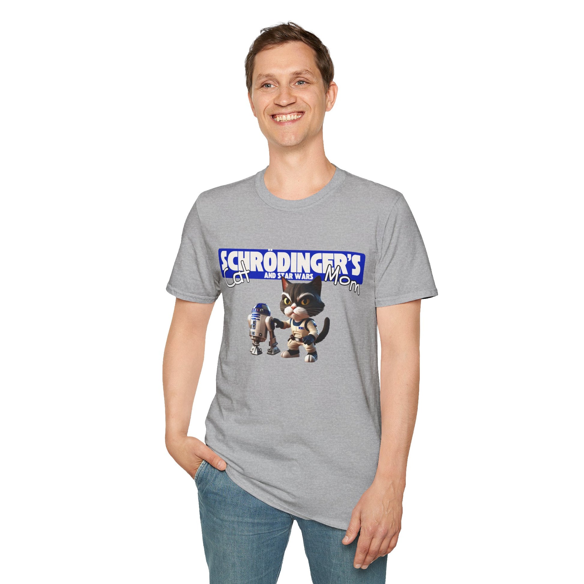 Unisex Schrodinger's Cat and Star Wars Mom T-Shirt Product vendor Unisex Schrodinger's Cat and Star Wars Mom T-Shirt