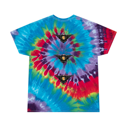 Tie-Dye 3 Crowdstrikes, You're Out Tee, Spiral Technium Foundry