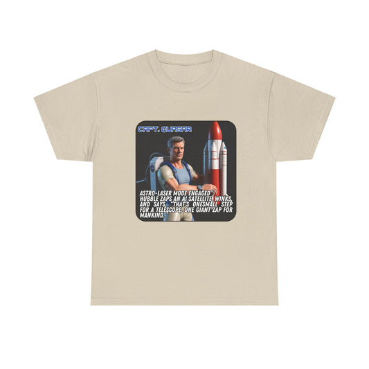 Unisex Heavy "Captain Quasar's Handheld Rocket" Cotton Tee Product vendor Unisex Heavy "Captain Quasar's Handheld Rocket" Cotton Tee