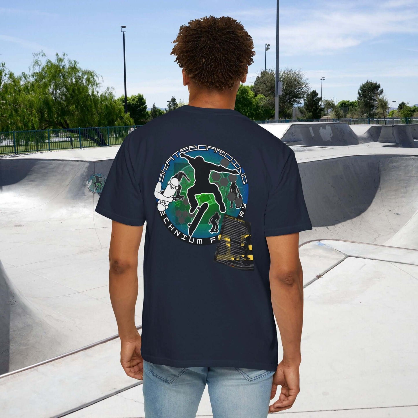 Unisex Garment-Dyed Skateboarding Wisdom T-shirt Product vendor Unisex Garment-Dyed Skateboarding Wisdom T-shirt