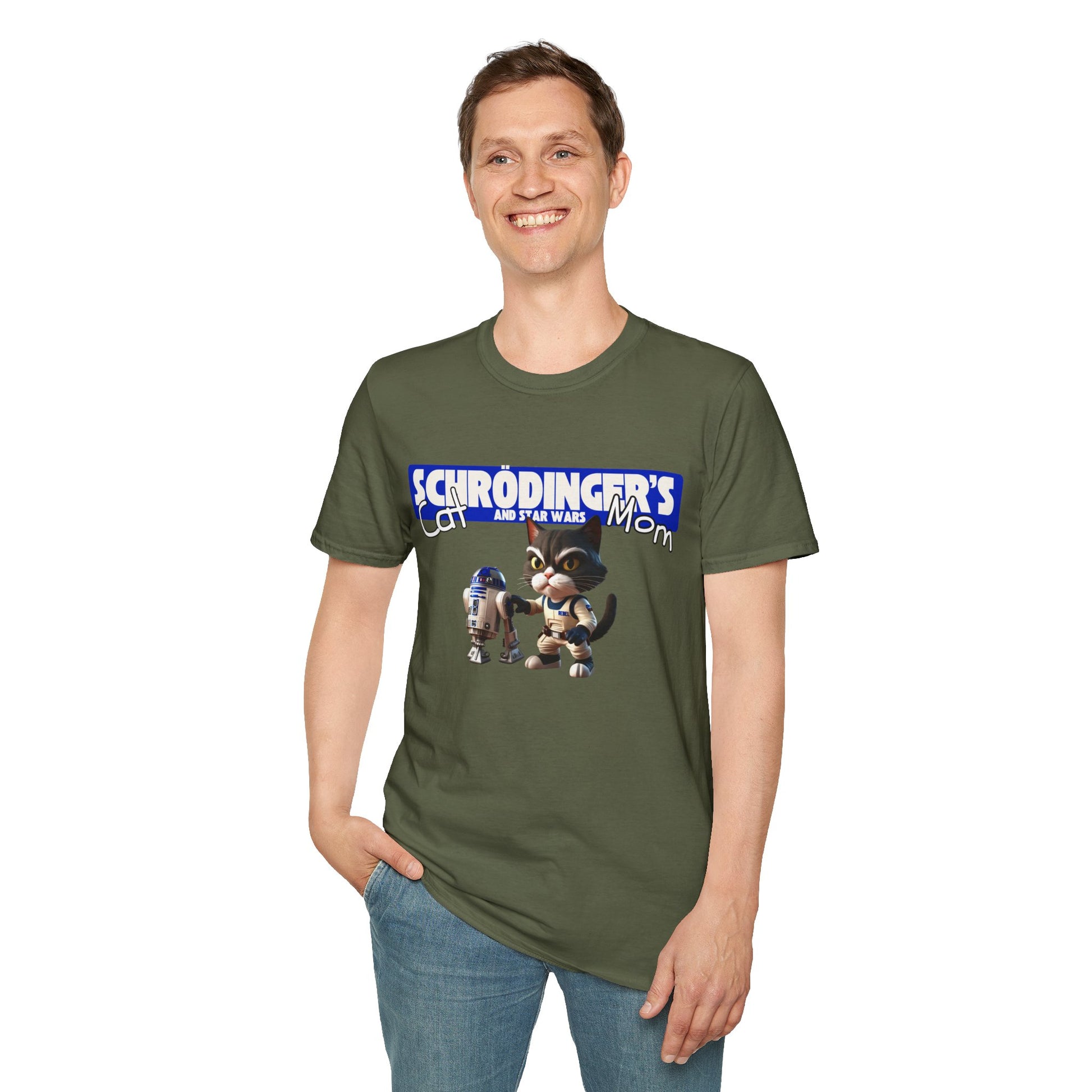 Unisex Schrodinger's Cat and Star Wars Mom T-Shirt Product vendor Unisex Schrodinger's Cat and Star Wars Mom T-Shirt