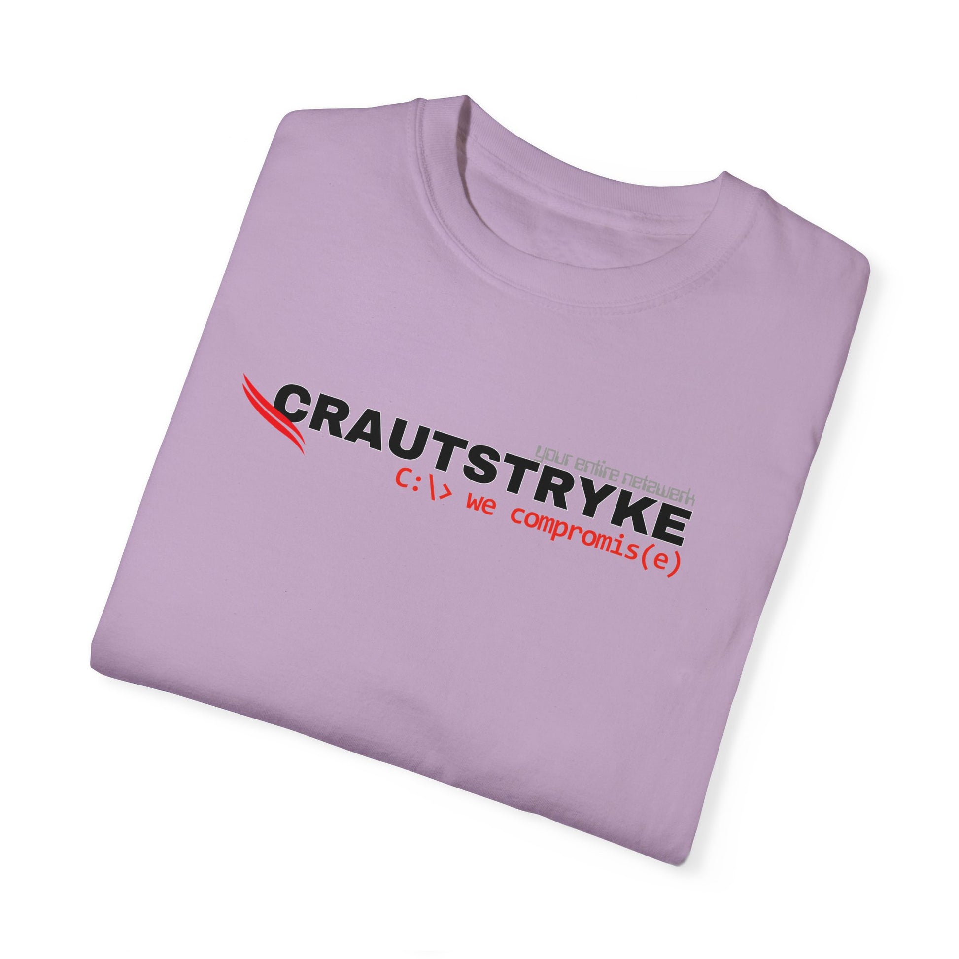 Unisex Garment-Dyed Crautstryke Compromise T-shirt Apparel & Accessories Technium Foundry