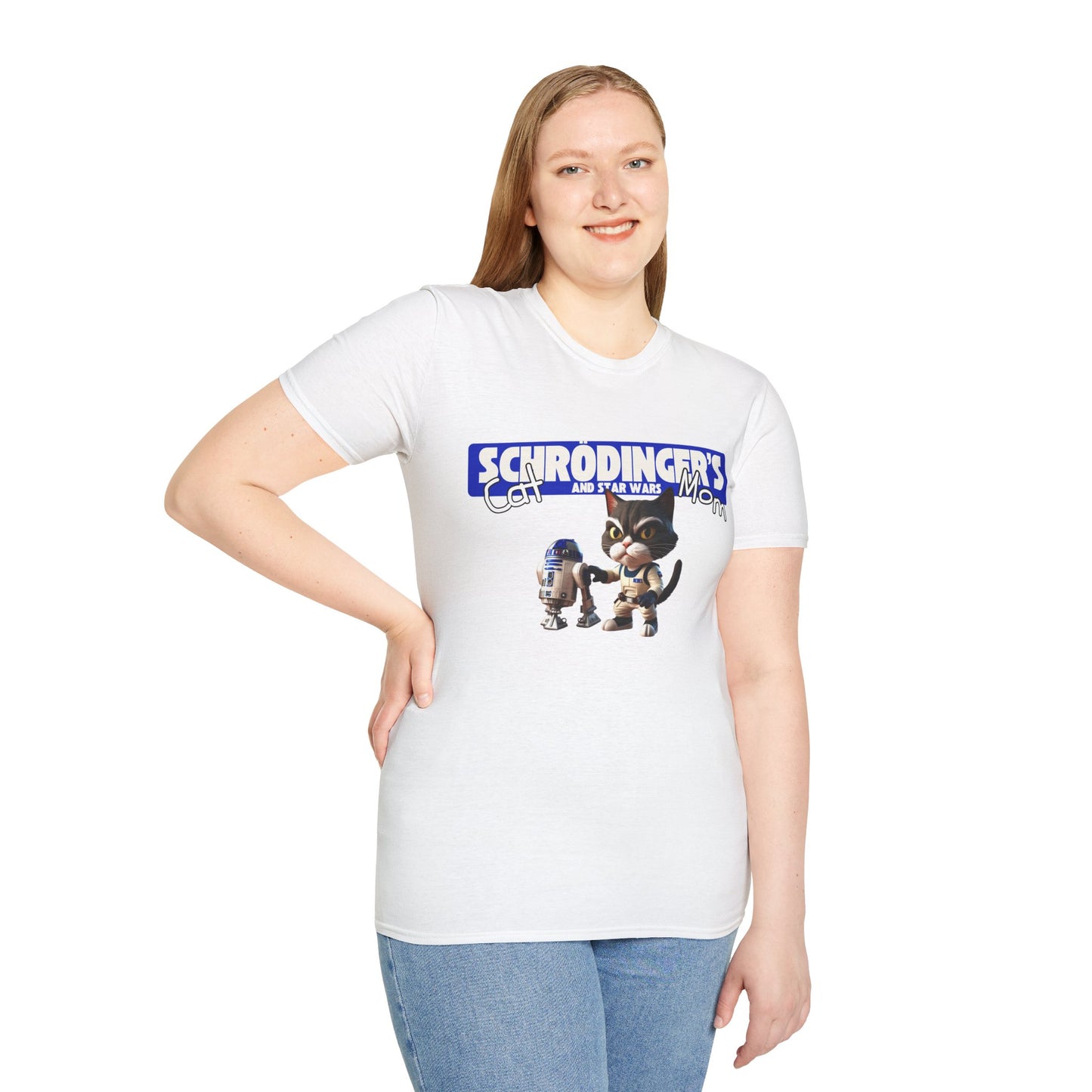 Unisex Schrodinger's Cat and Star Wars Mom T-Shirt Product vendor Unisex Schrodinger's Cat and Star Wars Mom T-Shirt