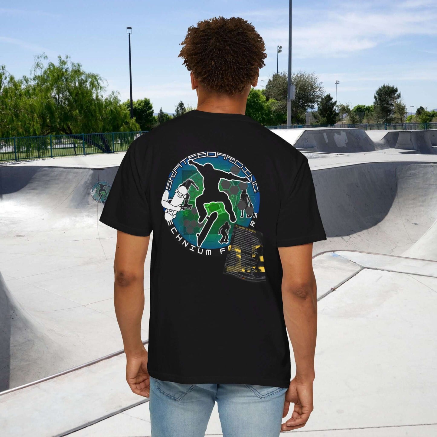 Unisex Garment-Dyed Skateboarding Wisdom T-shirt Product vendor Unisex Garment-Dyed Skateboarding Wisdom T-shirt