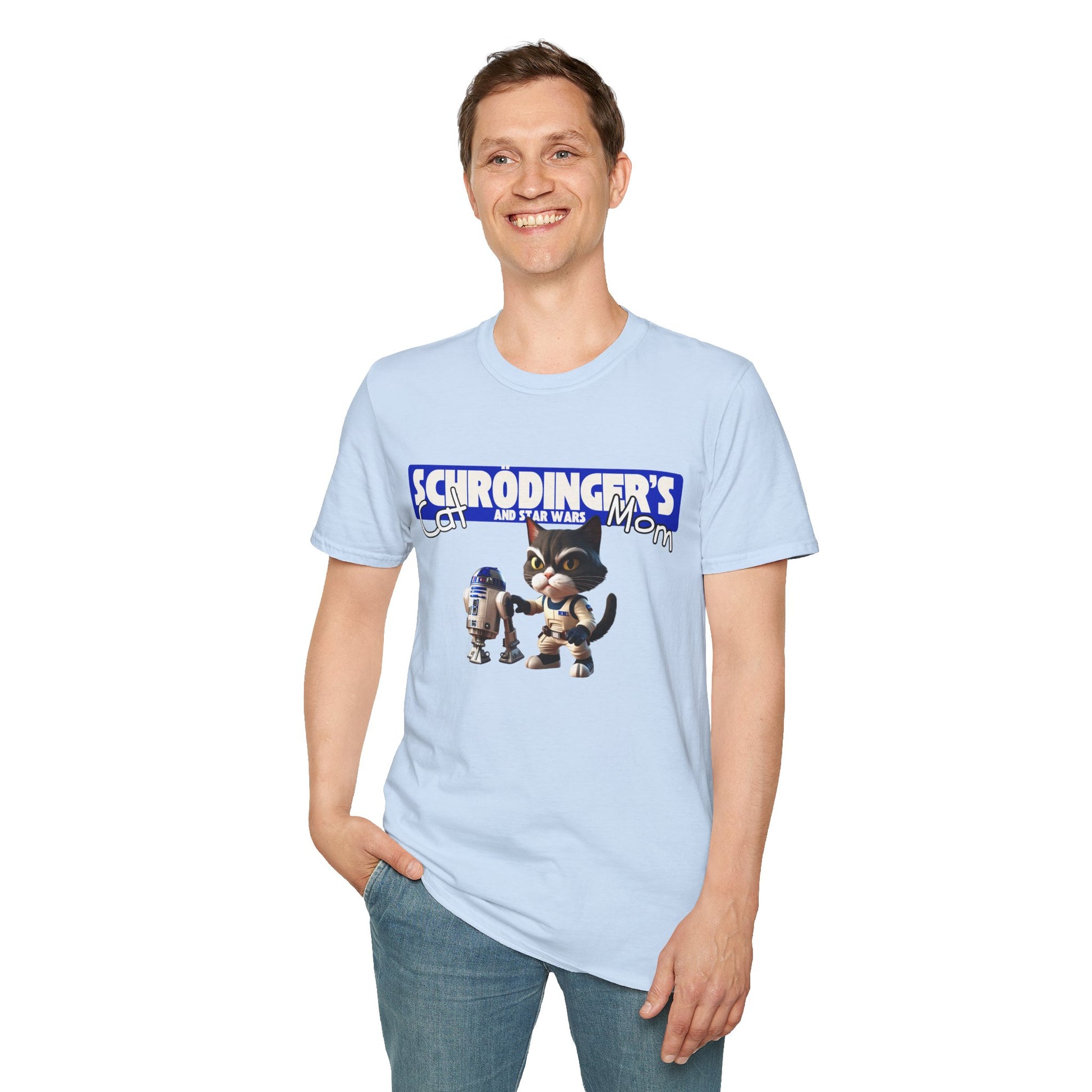 Unisex Schrodinger's Cat and Star Wars Mom T-Shirt Product vendor Unisex Schrodinger's Cat and Star Wars Mom T-Shirt