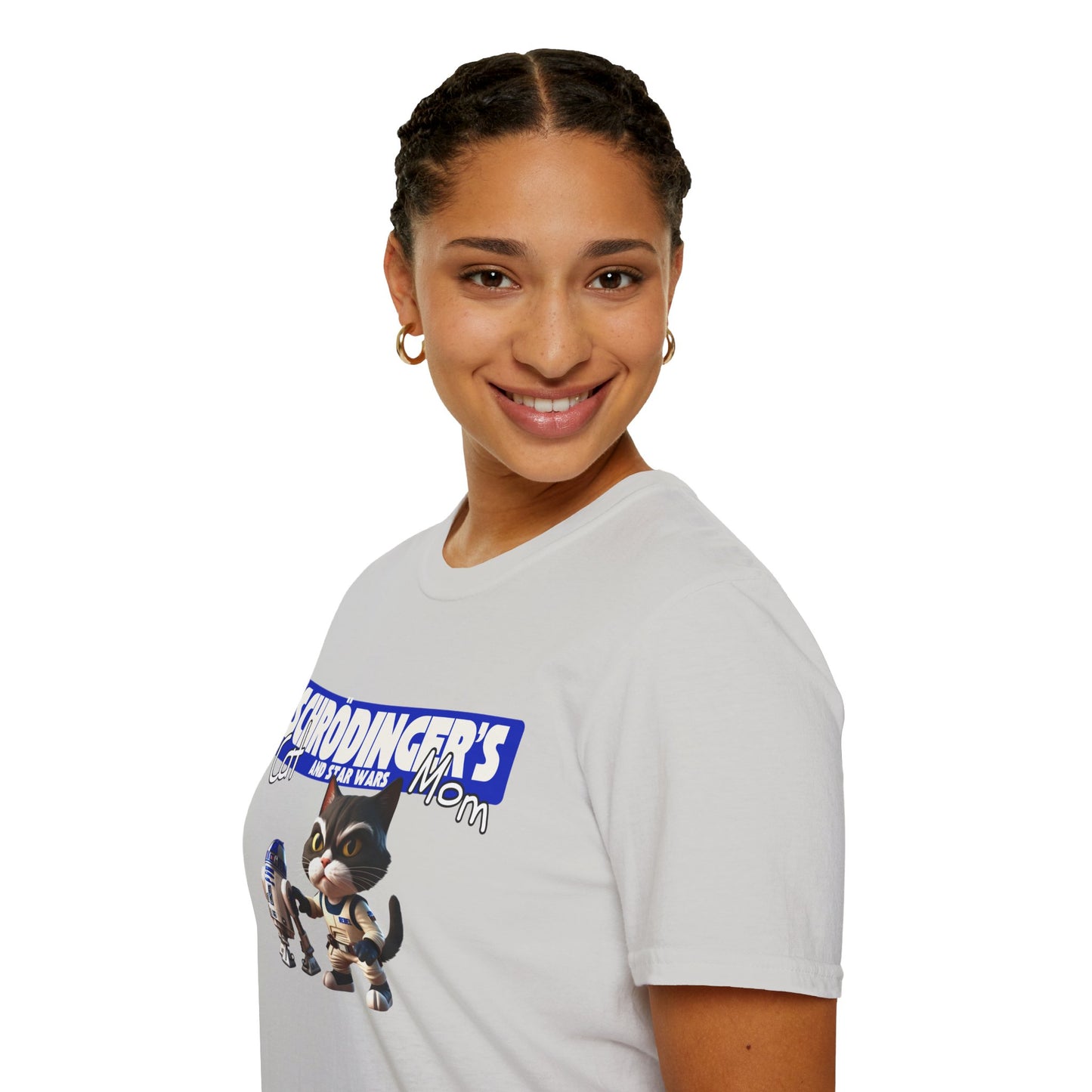 Unisex Schrodinger's Cat and Star Wars Mom T-Shirt Product vendor Unisex Schrodinger's Cat and Star Wars Mom T-Shirt