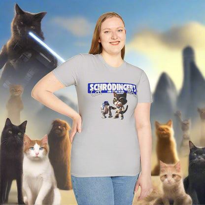 Unisex Schrodinger's Cat and Star Wars Mom T-Shirt 