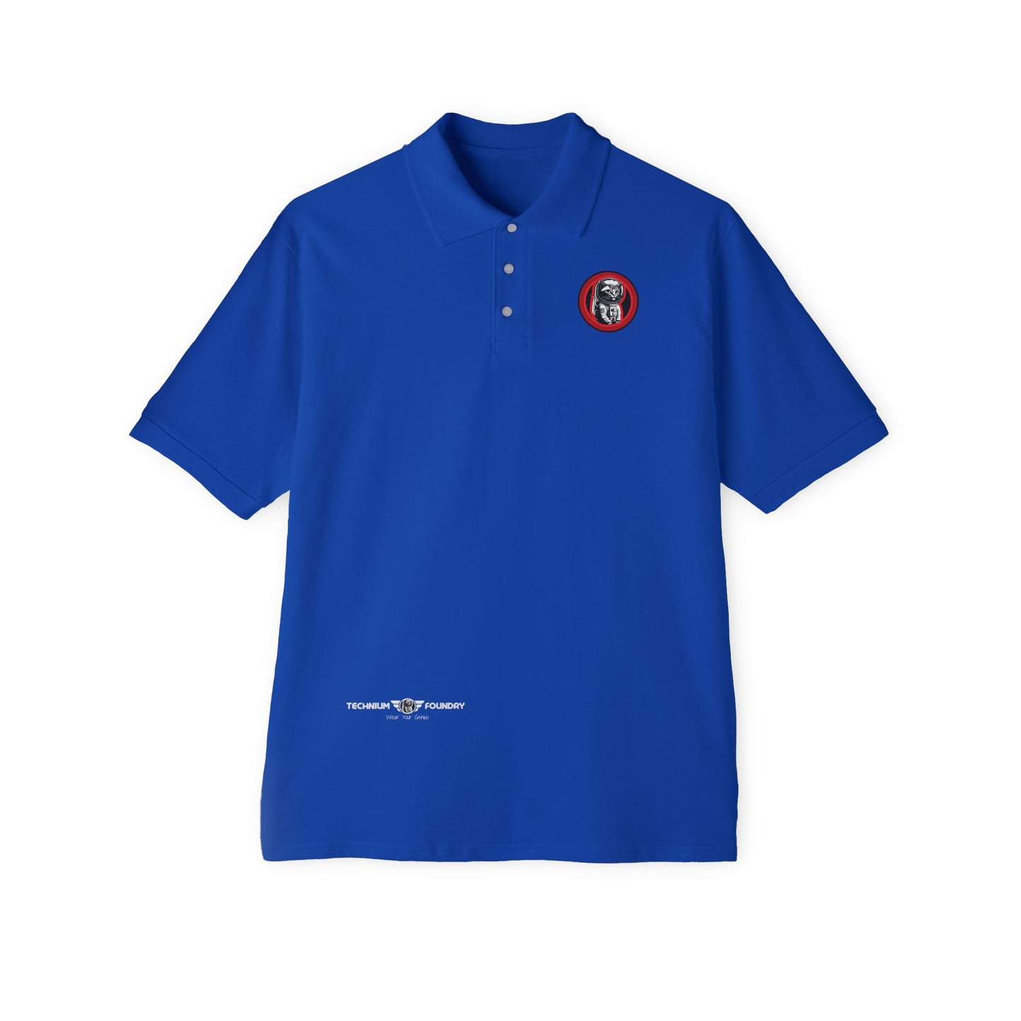 Men's Piqué Polo Golf Facts Technium Foundry