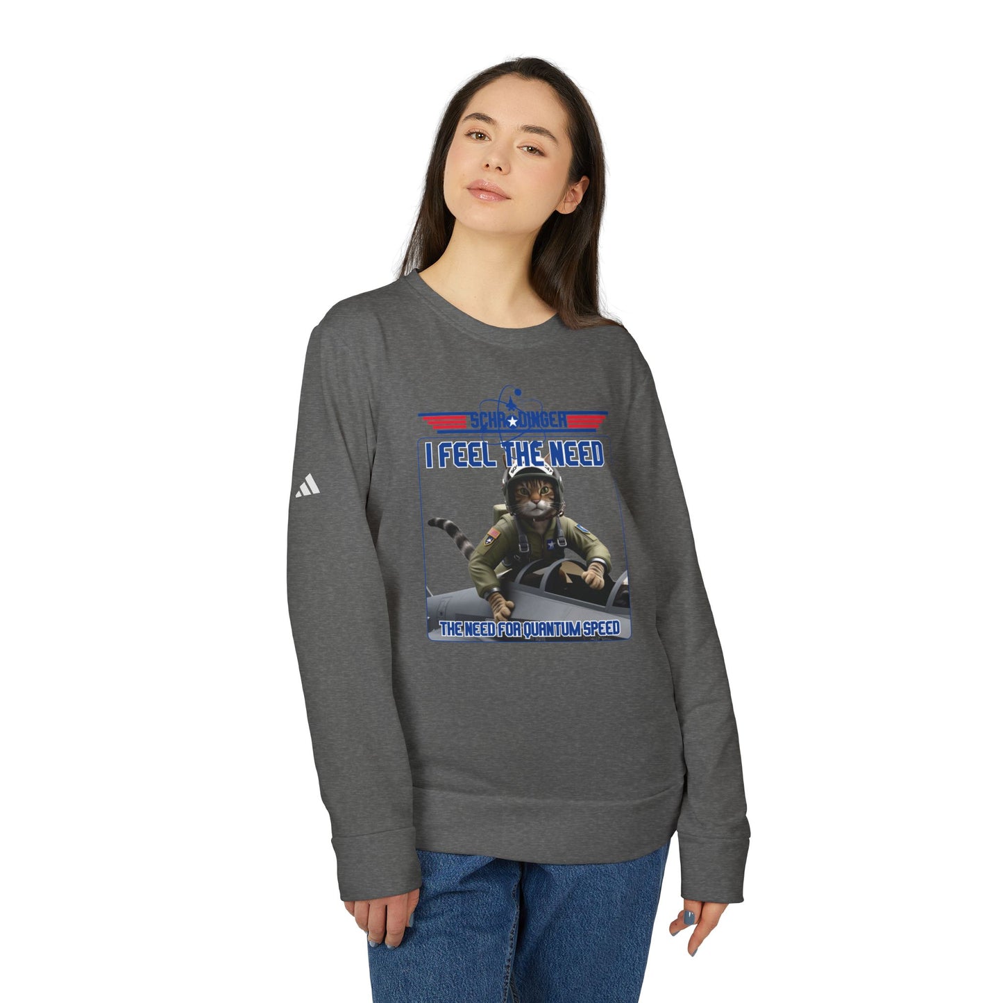 Custom adidas® Unisex Fleece Quantum Pilot Sweatshirt Product vendor Custom adidas® Unisex Fleece Quantum Pilot Sweatshirt