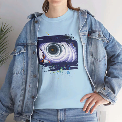 Unisex Heavy Cotton Fibonacci Flourish Tee Technium Foundry