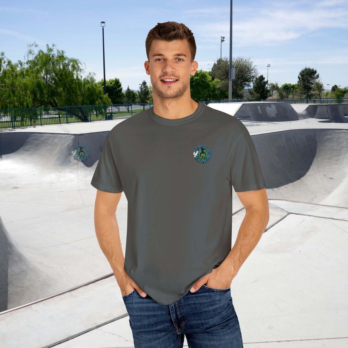 Unisex Garment-Dyed Skateboarding Wisdom T-shirt Product vendor Unisex Garment-Dyed Skateboarding Wisdom T-shirt