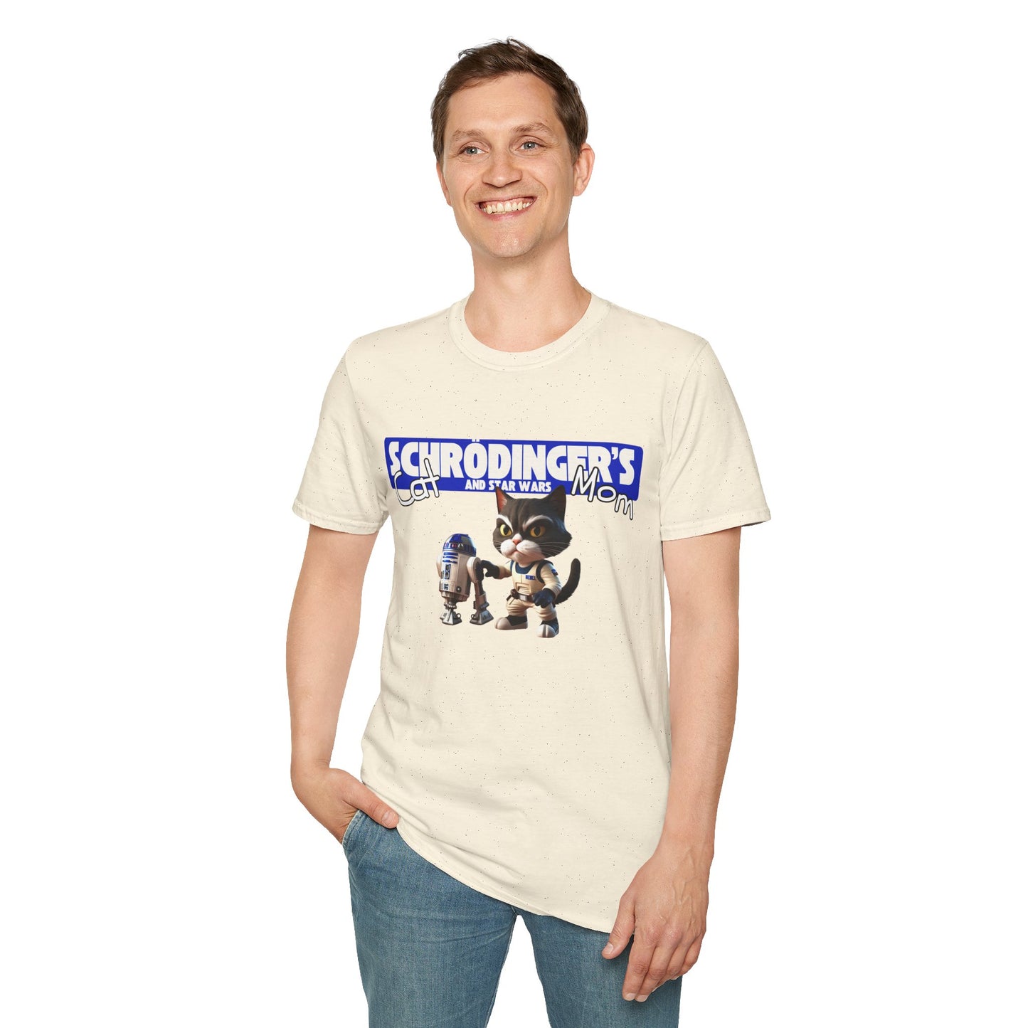 Unisex Schrodinger's Cat and Star Wars Mom T-Shirt Product vendor Unisex Schrodinger's Cat and Star Wars Mom T-Shirt