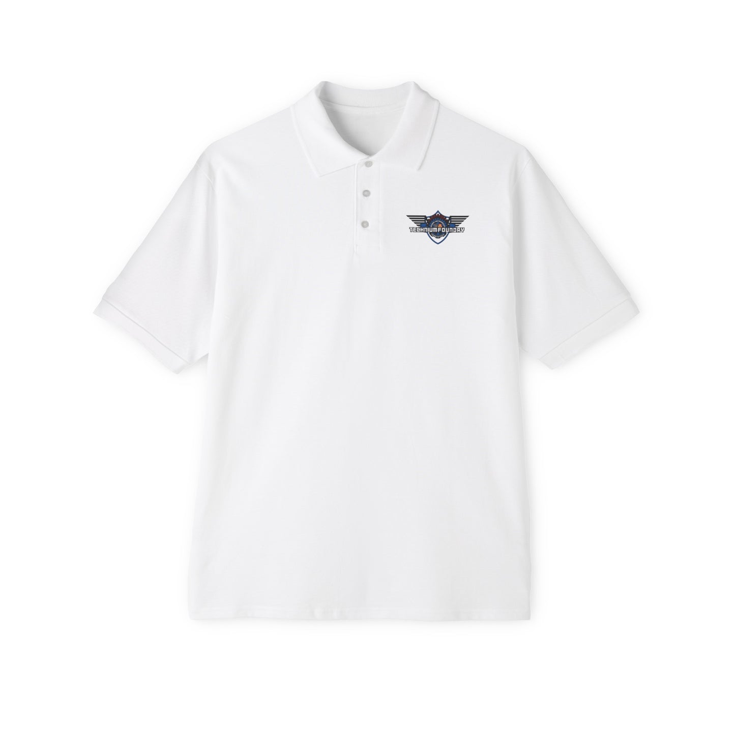 Men's Piqué Polo Golf Facts Technium Foundry Product vendor Men's Piqué Polo Golf Facts Technium Foundry