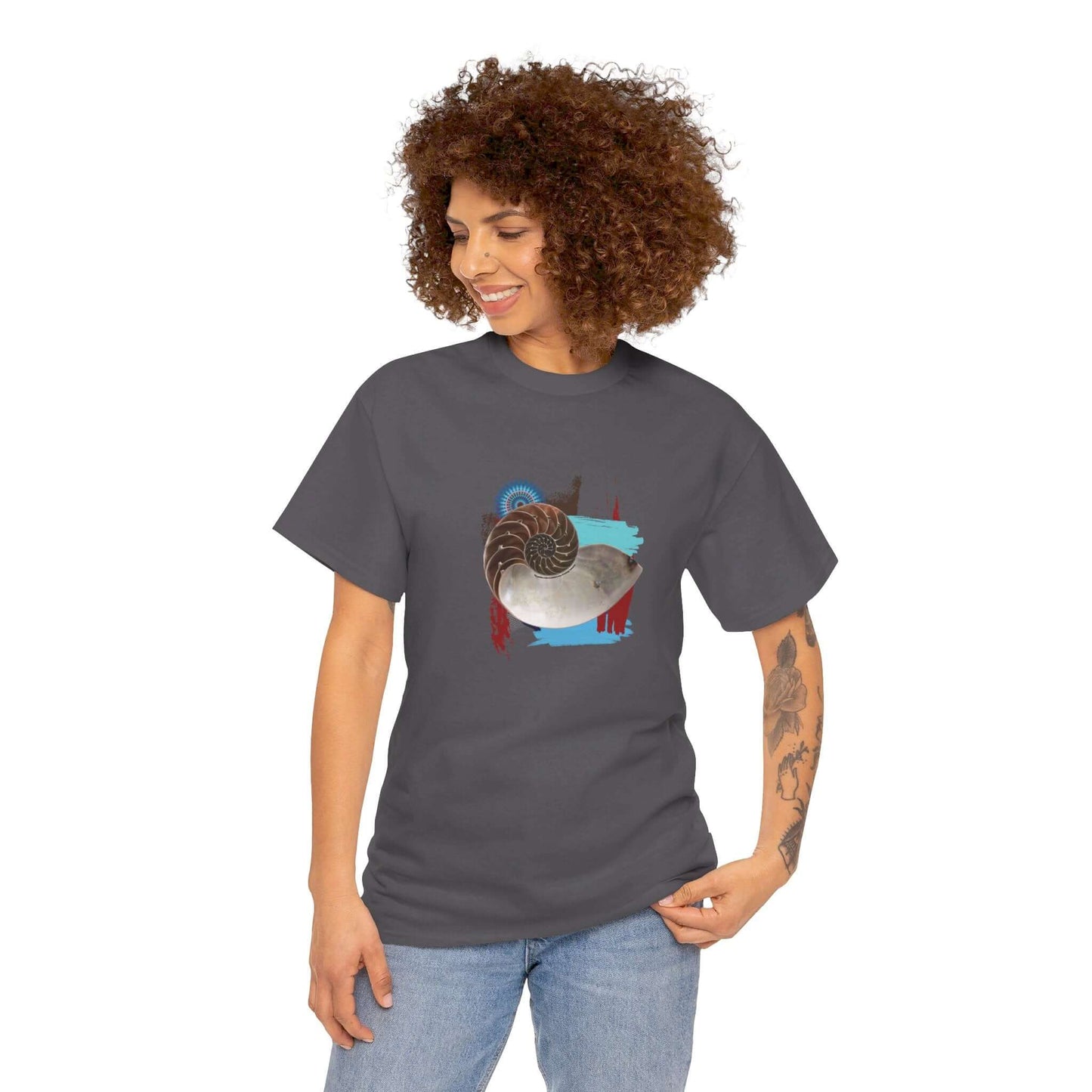 Unisex Heavy Cotton Nautilus Tee Technium Foundry