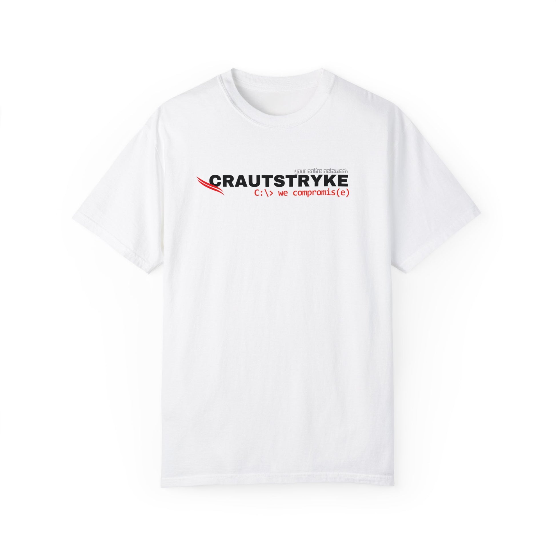 Unisex Garment-Dyed Crautstryke Compromise T-shirt Apparel & Accessories Technium Foundry