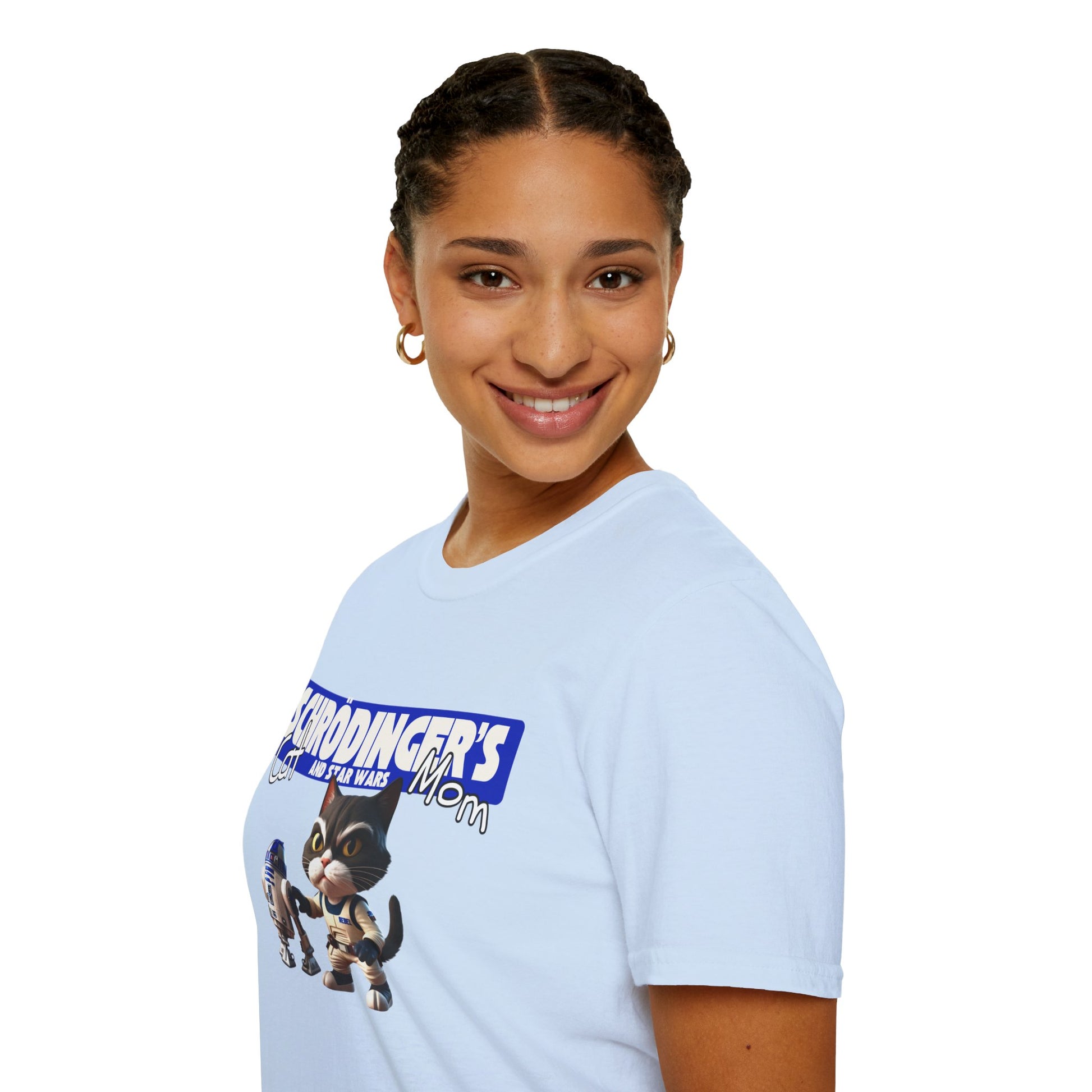 Unisex Schrodinger's Cat and Star Wars Mom T-Shirt Product vendor Unisex Schrodinger's Cat and Star Wars Mom T-Shirt