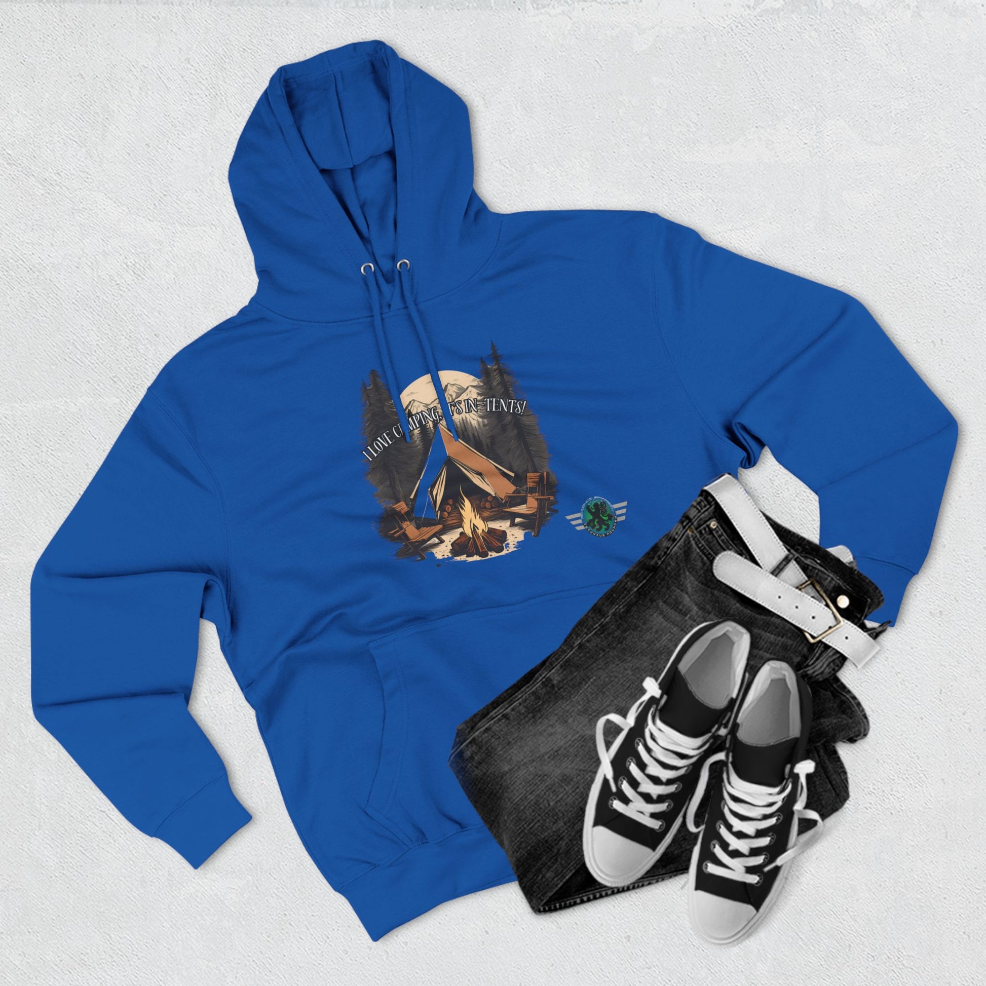 Three-Panel Fleece Camping Hoodie Product vendor Three-Panel Fleece Camping Hoodie