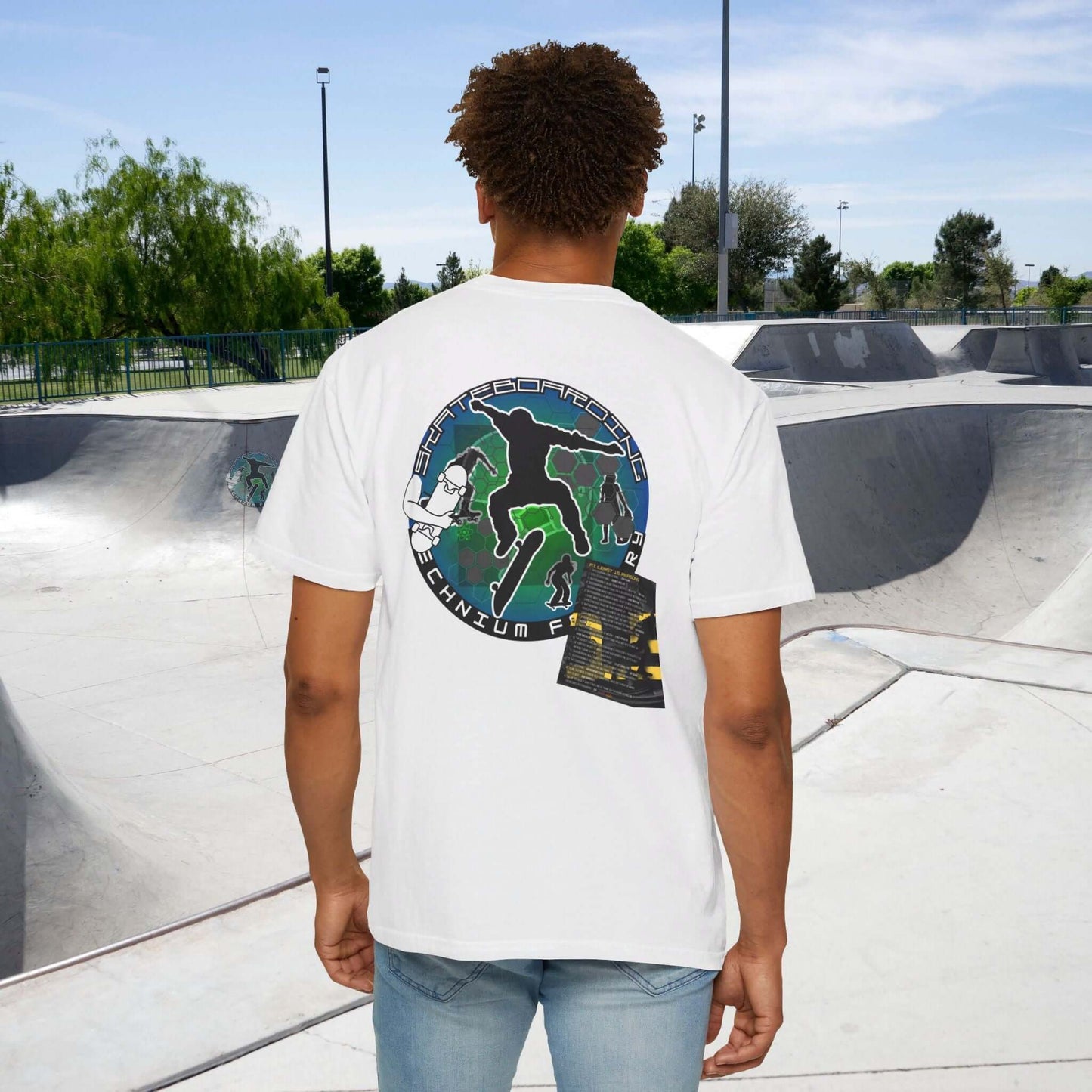 Unisex Garment-Dyed Skateboarding Wisdom T-shirt Product vendor Unisex Garment-Dyed Skateboarding Wisdom T-shirt