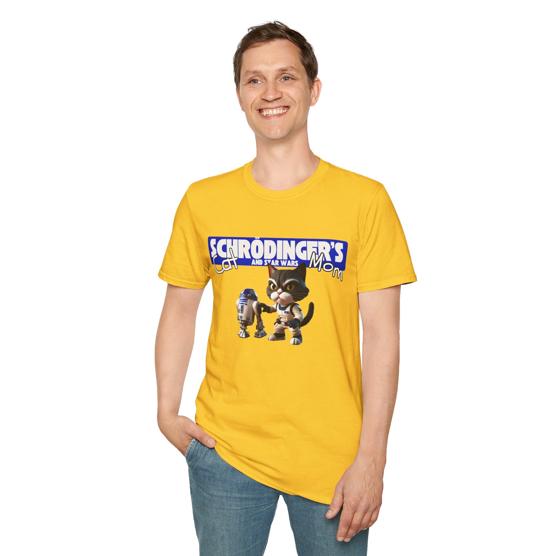 Unisex Schrodinger's Cat and Star Wars Mom T-Shirt Product vendor Unisex Schrodinger's Cat and Star Wars Mom T-Shirt