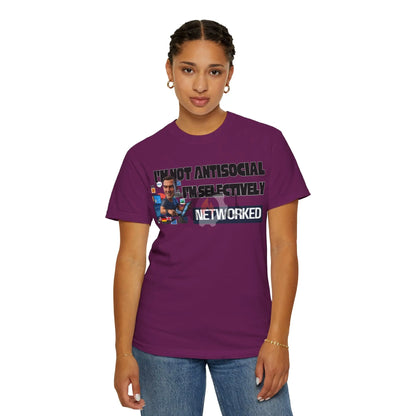 Unisex Garment-Dyed "Capt. Quasar Social" T-shirt Product vendor Unisex Garment-Dyed "Capt. Quasar Social" T-shirt