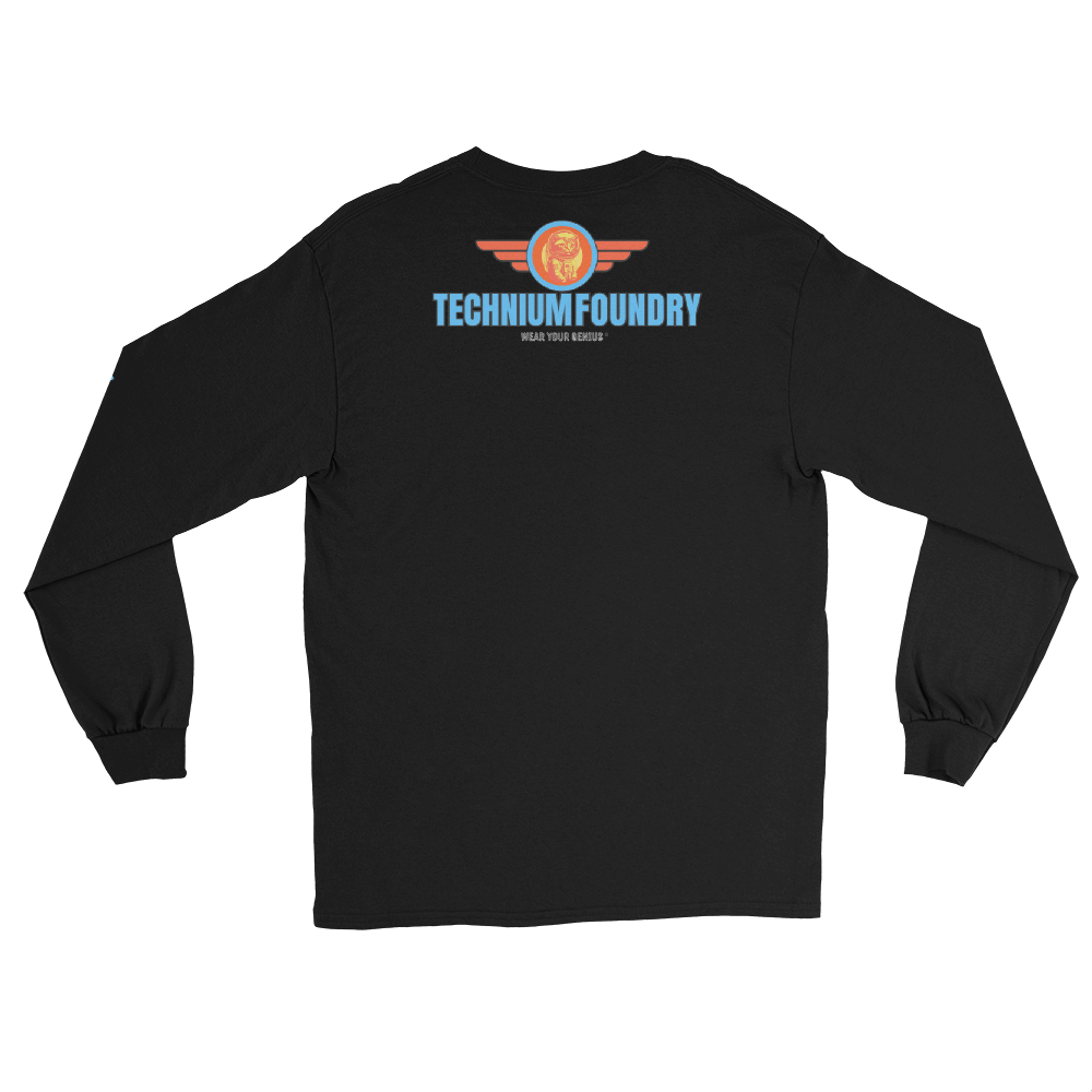 Kona Agent Orange Long Sleeve Skate Event Shirt| Vintage Skate History Color: Black T-Shirt Size: S Apparel & Accessories Technium Foundry