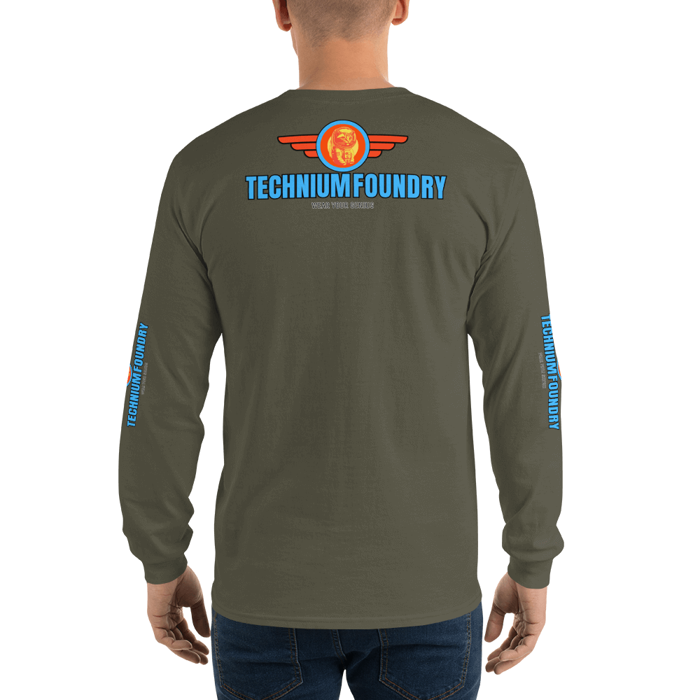 Kona Agent Orange Long Sleeve Skate Event Shirt| Vintage Skate History Color: Black T-Shirt Size: S Apparel & Accessories Technium Foundry