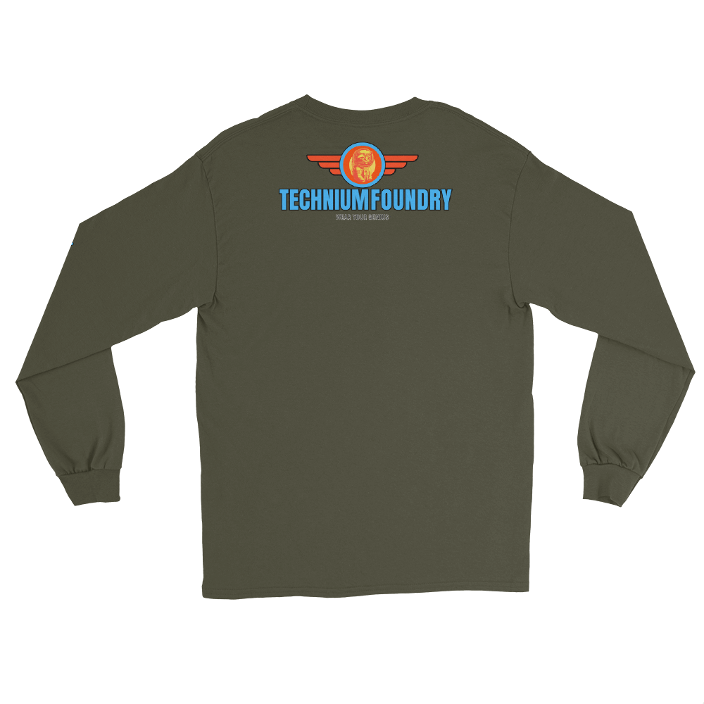 Kona Agent Orange Long Sleeve Skate Event Shirt| Vintage Skate History Color: Black T-Shirt Size: S Apparel & Accessories Technium Foundry