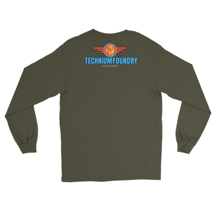 Kona Agent Orange Long Sleeve Skate Event Shirt| Vintage Skate History Color: Black T-Shirt Size: S Apparel & Accessories Technium Foundry