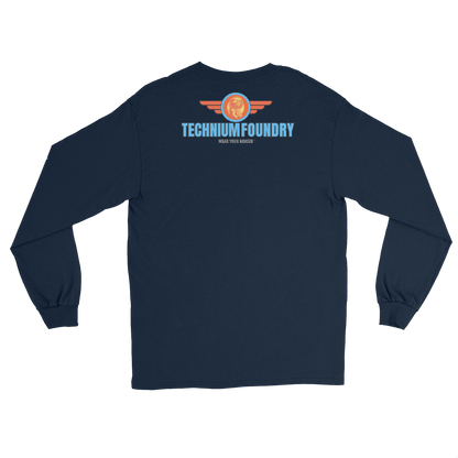 Kona Agent Orange Long Sleeve Skate Event Shirt| Vintage Skate History Color: Black T-Shirt Size: S Apparel & Accessories Technium Foundry