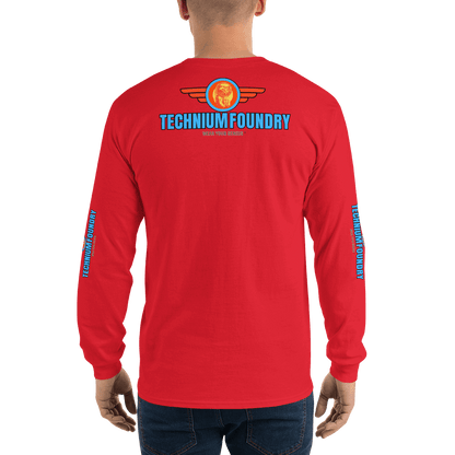 Kona Agent Orange Long Sleeve Skate Event Shirt| Vintage Skate History Color: Black T-Shirt Size: S Apparel & Accessories Technium Foundry