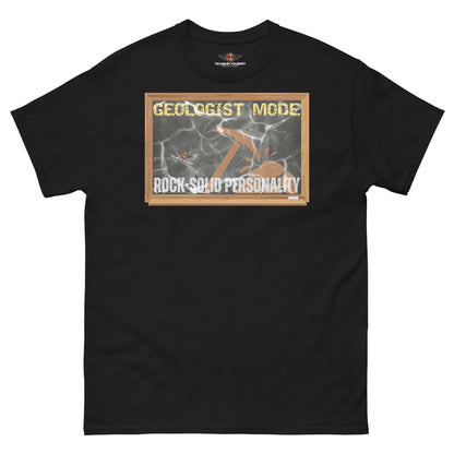 Geologist Mode: Rock-Solid Personality T-Shirt | Earth Humor Color: Black T-Shirt Size: S Apparel & Accessories Technium Foundry