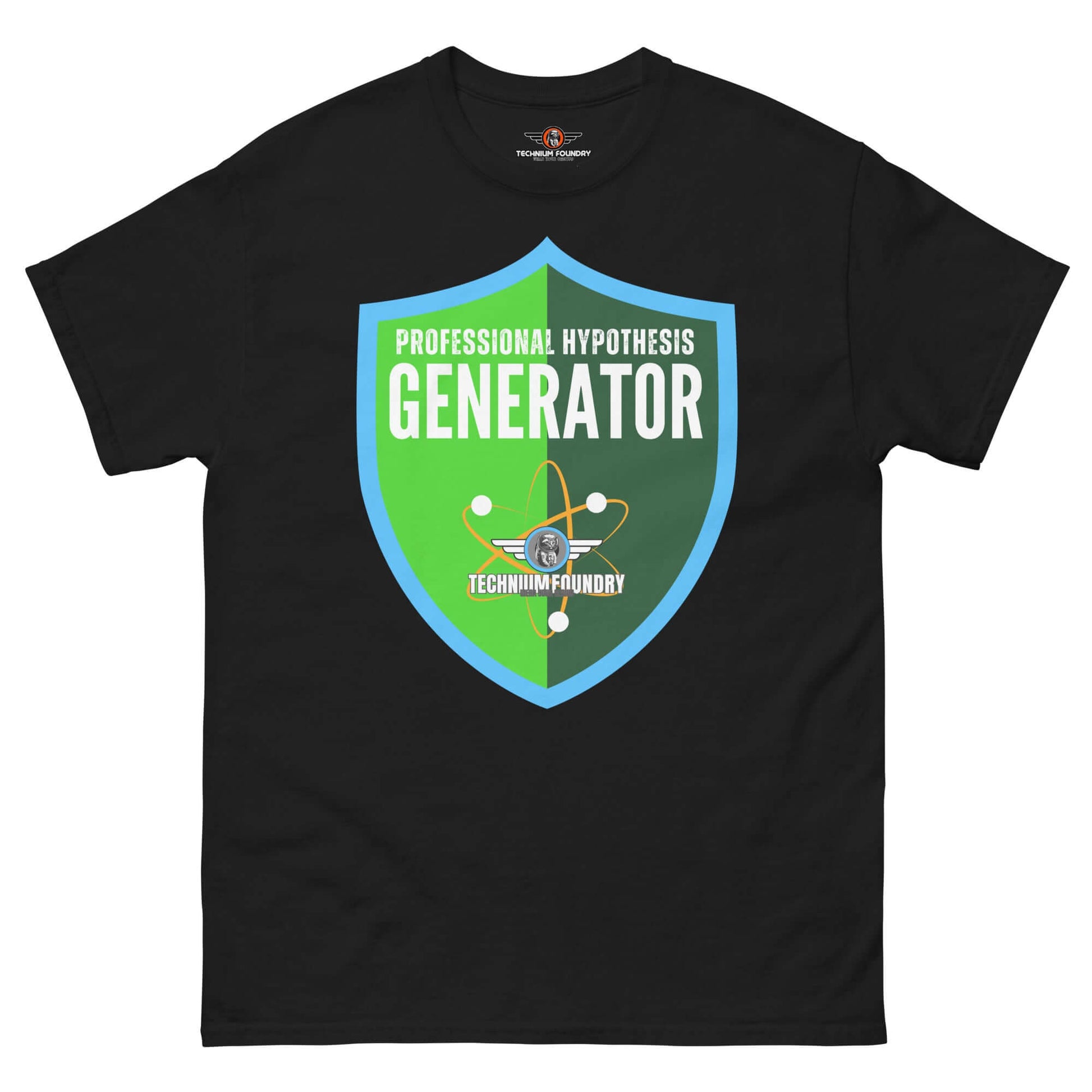 Professional Hypothesis Generator T-Shirt | Scientific Method Humor Color: Black T-Shirt Size: S Apparel & Accessories Technium Foundry