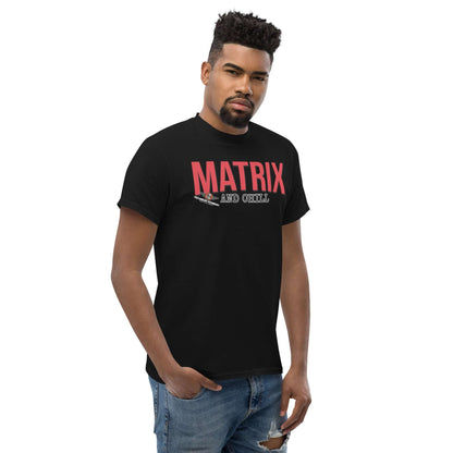 Matrix and Chill Mathematics Parody T-Shirt | Linear Algebra Humor Color: Black T-Shirt Size: S Apparel & Accessories Technium Foundry