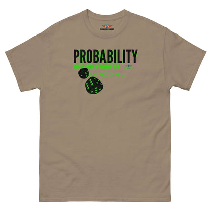 Unisex classic Probability Loading tee Color: Brown Savana T-Shirt Size: S Apparel & Accessories Technium Foundry