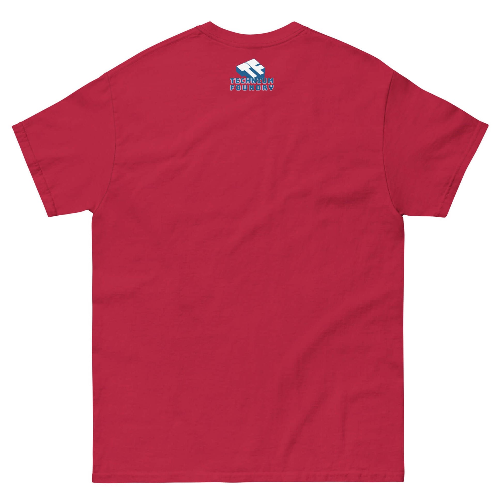 Red Computronium Programmable Matter T-Shirt with theoretical physics design.