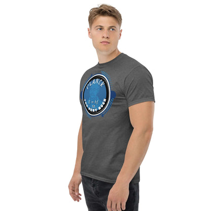 Planck You Very Much - Quantum Physics Gratitude T-Shirt | E=hf Energy Formula Humor Color: Black T-Shirt Size: S Apparel & Accessories Technium Foundry