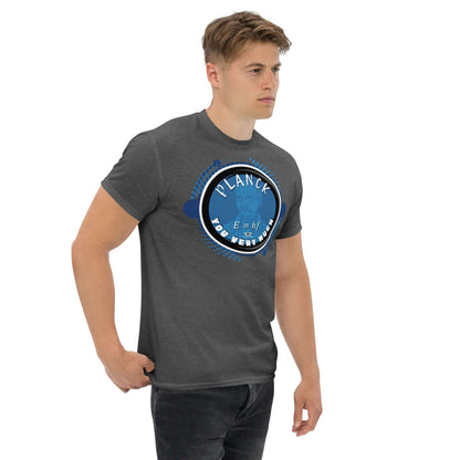 Planck You Very Much - Quantum Physics Gratitude T-Shirt | E=hf Energy Formula Humor Color: Black T-Shirt Size: S Apparel & Accessories Technium Foundry