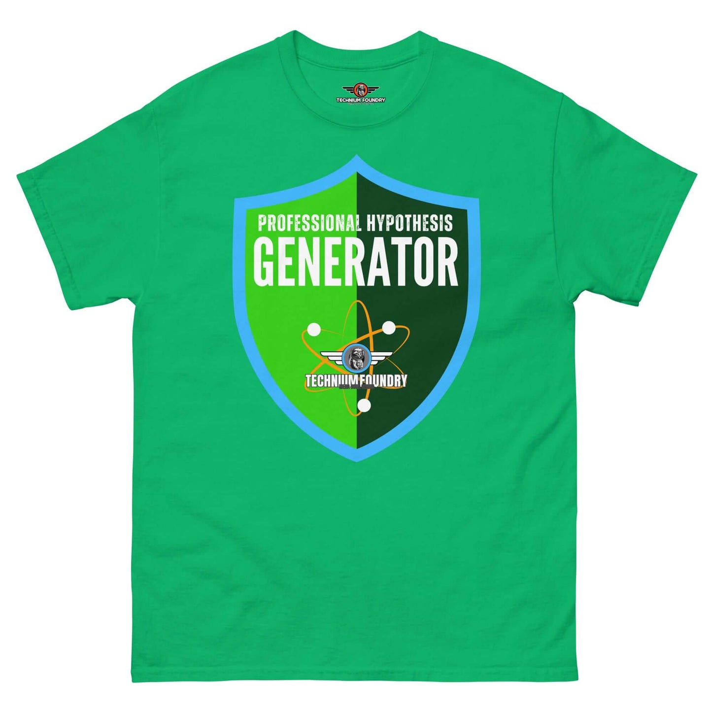 Professional Hypothesis Generator T-Shirt | Scientific Method Humor Color: Irish Green T-Shirt Size: S Apparel & Accessories Technium Foundry