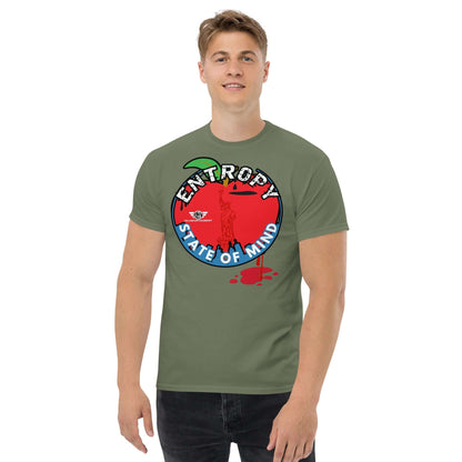 Entropy State of Mind - NYC Meets Thermodynamics T-Shirt | Big Apple Physics Humor Color: Black T-Shirt Size: S Apparel & Accessories Technium Foundry