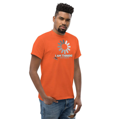 I Am Thinking About Chemistry Loading Screen T-Shirt | Processing Chemical Reactions... Color: Red T-Shirt Size: S Apparel & Accessories Technium Foundry