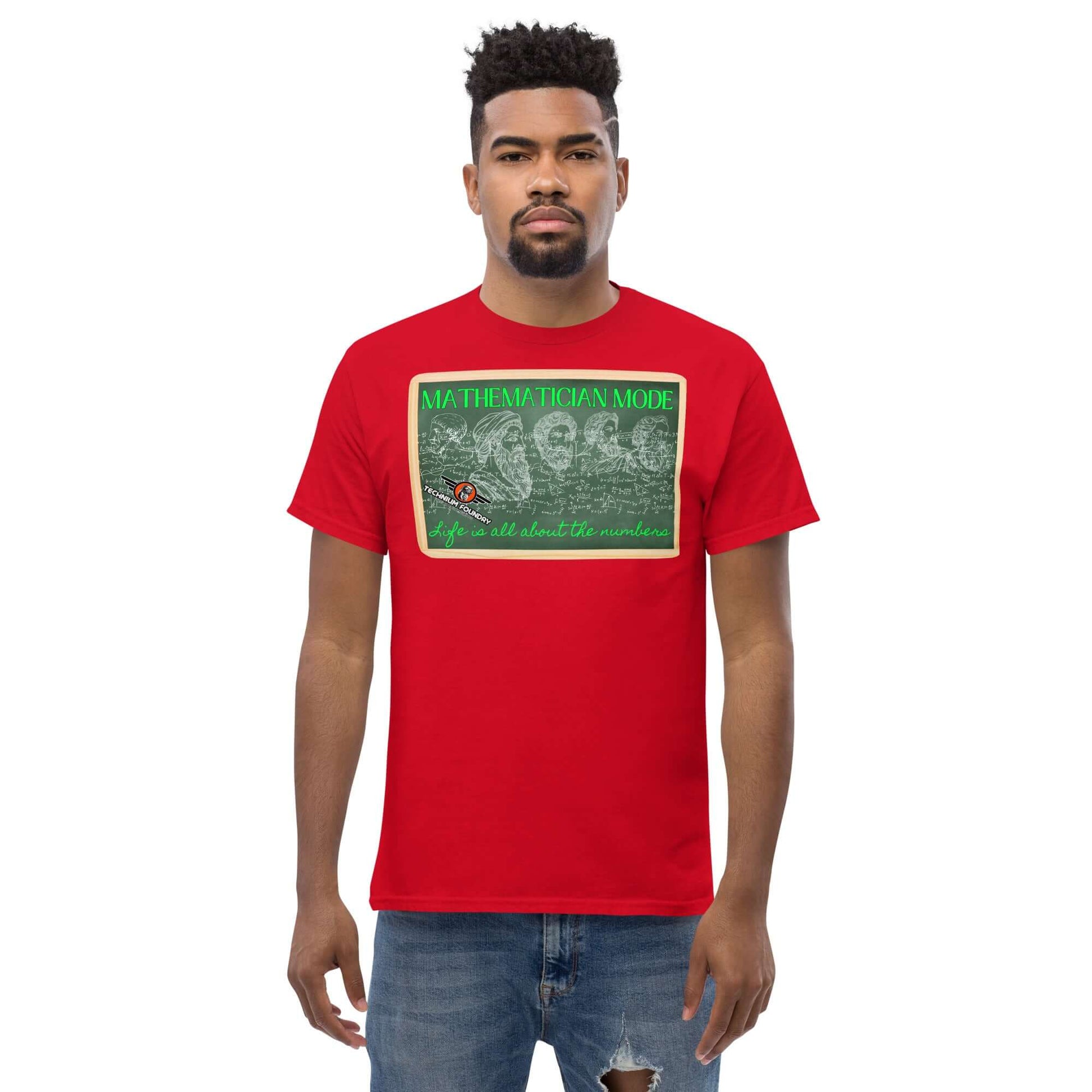 Mathematician Mode: Life is All About the Numbers T-Shirt | Math Science Humor Color: Black T-Shirt Size: S Apparel & Accessories Technium Foundry