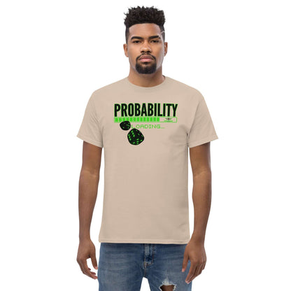 Unisex classic Probability Loading tee Color: Forest Green T-Shirt Size: S Apparel & Accessories Technium Foundry