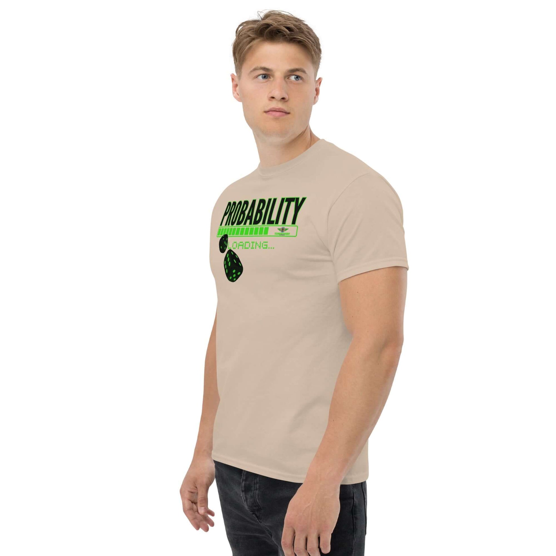 Unisex classic Probability Loading tee Color: Forest Green T-Shirt Size: S Apparel & Accessories Technium Foundry