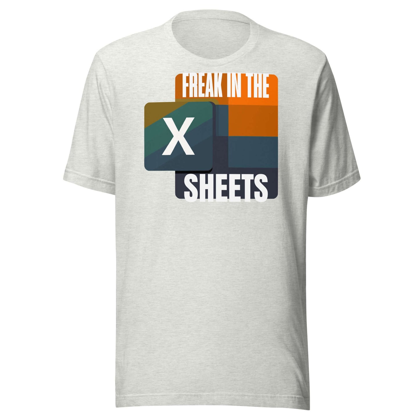 Freak in the Sheets T-Shirt with Retro Excel Icon Design for Data Enthusiasts